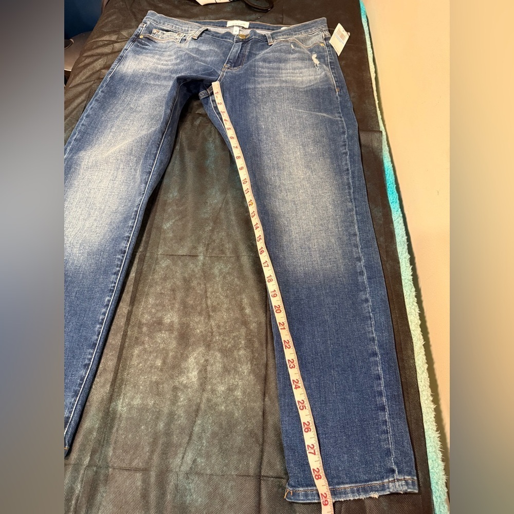 đ„NWT FRAME Le Garçon Blue Jeans Size 31 straight Legđ„ - Picture 4 of 11